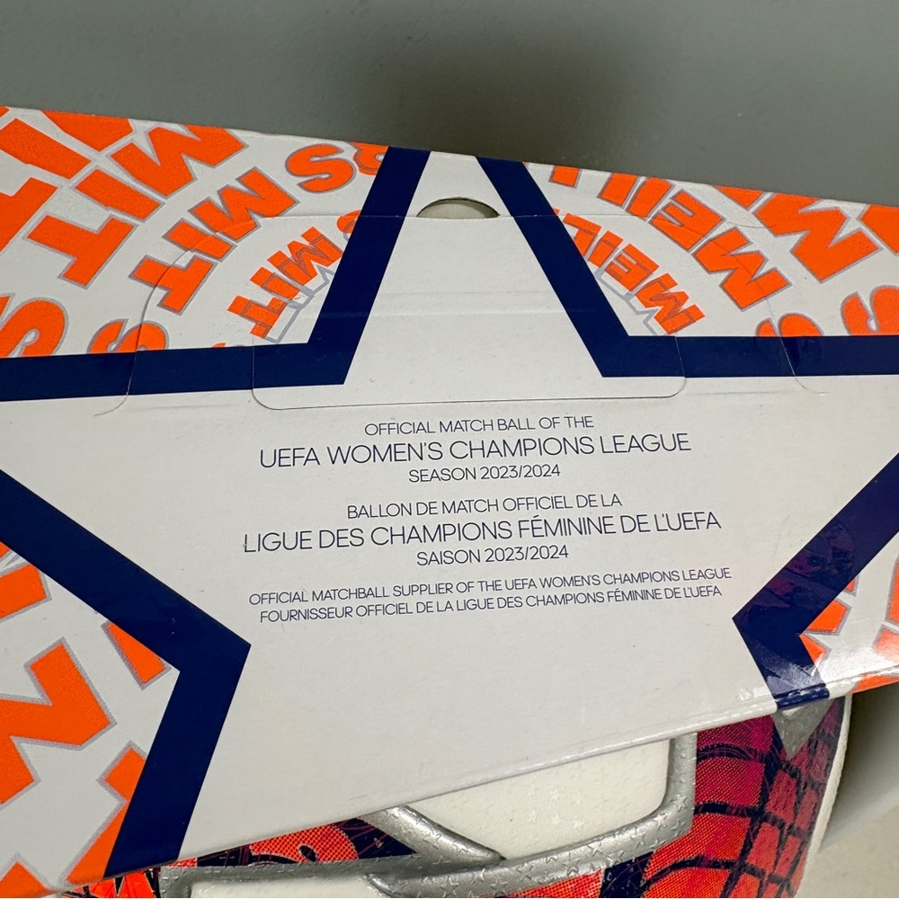 Adidas WUCL Pro Women's Champions League Official Match Ball Size 5 IA0958 BNIB - Picture 10 of 11